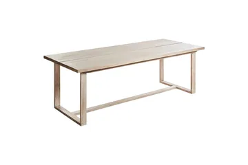 Trädgårdsbord Beliani Azzanello Light wood - Hagemøbler & utemiljø - Hagebord - Spisebord ute