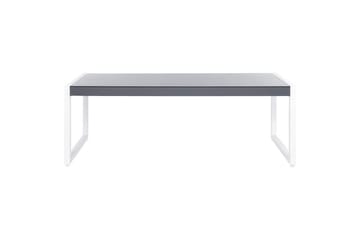 Trädgårdsbord Beliani Bacoli Grey||White - Hagemøbler & utemiljø - Hagebord - Spisebord ute