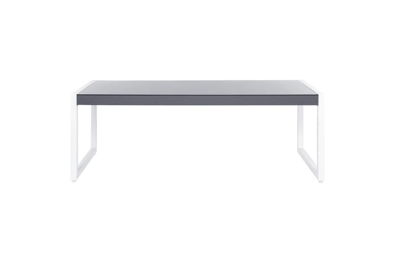 Trädgårdsbord Beliani Bacoli Grey||White - Hagemøbler & utemiljø - Hagebord - Spisebord ute