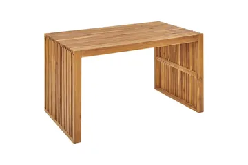 Trädgårdsbord Beliani Bellano 120x70x70 cm Light wood - Hagemøbler & utemiljø - Hagebord - Spisebord ute