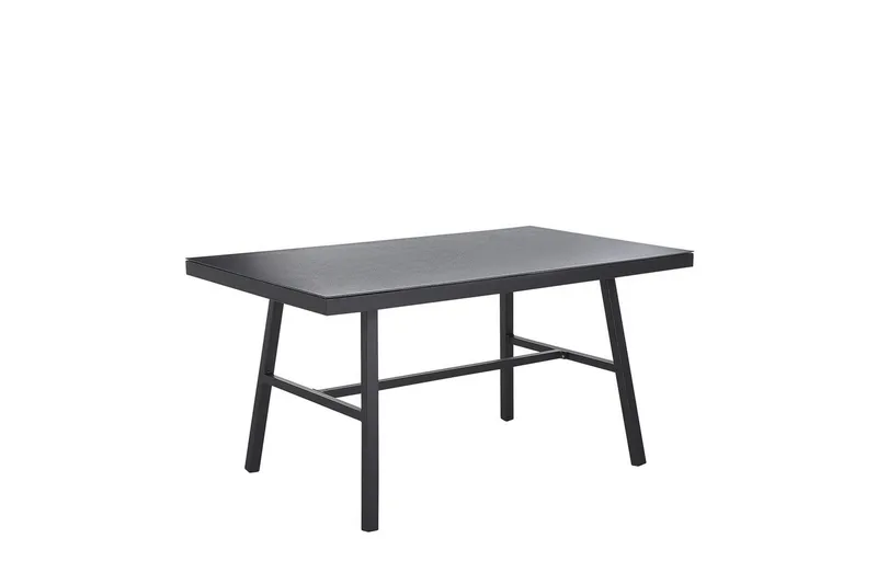Trädgårdsbord Beliani Canetto Black