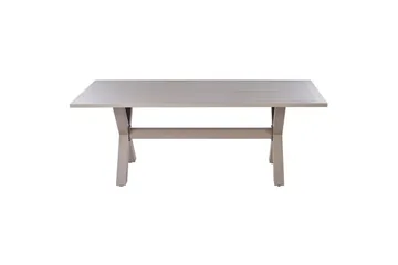 Trädgårdsbord Beliani Cascais Beige - Hagemøbler & utemiljø - Hagebord - Spisebord ute