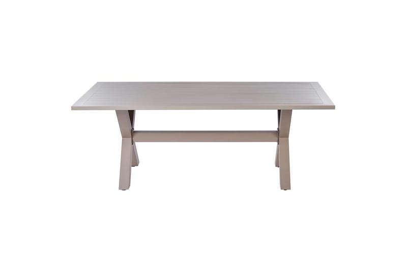 Trädgårdsbord Beliani Cascais Beige - Hagemøbler & utemiljø - Hagebord - Spisebord ute