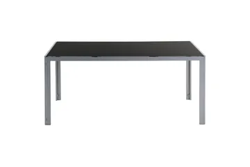 Trädgårdsbord Beliani Catania Black||Silver - Hagemøbler & utemiljø - Hagebord - Spisebord ute