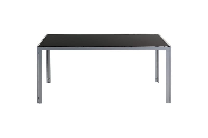 Trädgårdsbord Beliani Catania Black||Silver - Hagemøbler & utemiljø - Hagebord - Spisebord ute