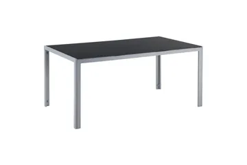 Trädgårdsbord Beliani Catania Black||Silver - Hagemøbler & utemiljø - Hagebord - Spisebord ute
