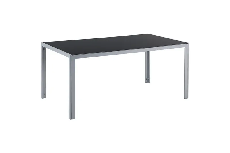 Trädgårdsbord Beliani Catania Black||Silver