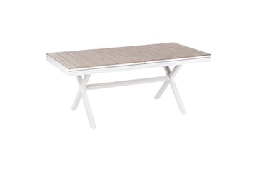 Trädgårdsbord Beliani Fanes Ljus trä/grå Light wood||White - Hagemøbler & utemiljø - Hagebord - Spisebord ute