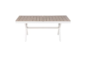 Trädgårdsbord Beliani Fanes Ljus trä/grå Light wood||White - Hagemøbler & utemiljø - Hagebord - Spisebord ute