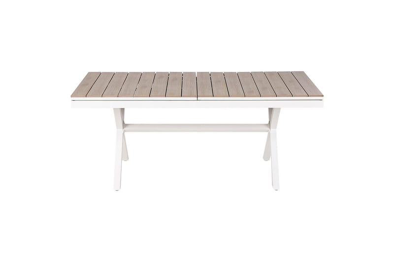 Trädgårdsbord Beliani Fanes Ljus trä/grå Light wood||White - Hagemøbler & utemiljø - Hagebord - Spisebord ute