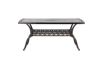 Trädgårdsbord Beliani Lizzano Brown||Orange - Hagemøbler & utemiljø - Hagebord - Spisebord ute