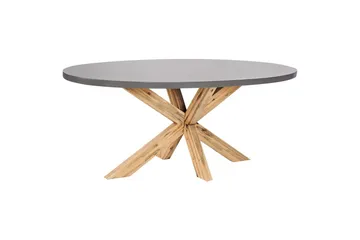 Trädgårdsbord Beliani Oristano Grey||Light wood - Hagemøbler & utemiljø - Hagebord - Spisebord ute