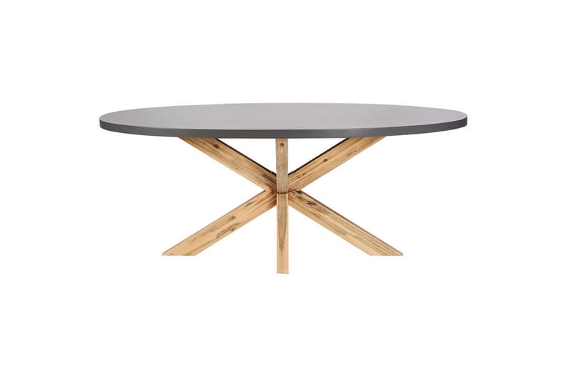 Trädgårdsbord Beliani Oristano Grey||Light wood - Hagemøbler & utemiljø - Hagebord - Spisebord ute
