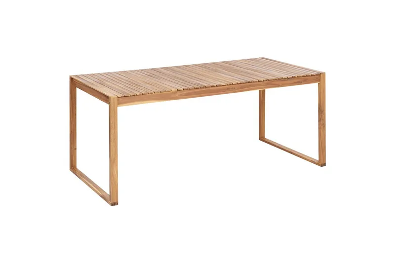 Trädgårdsbord Beliani Sassari Ii Light wood