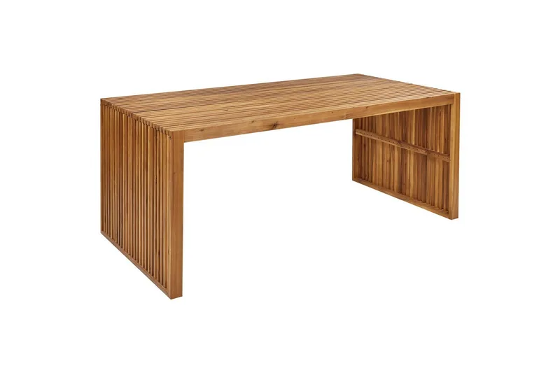 Trädgårdsbord Beliani Sulzano Light wood