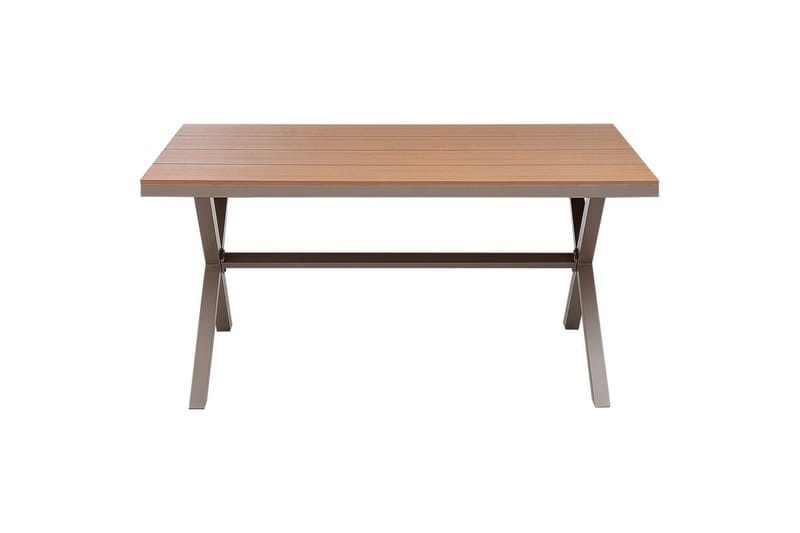 Trädgårdsbord Beliani Tiano Light wood||Grey - Hagemøbler & utemiljø - Hagebord - Spisebord ute