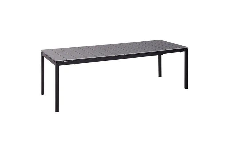 Trädgårdsbord Beliani Tofane Grå/svart Grey||Black
