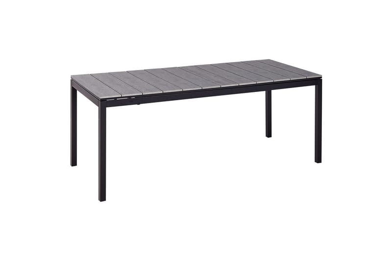 Trädgårdsbord Beliani Tofane Grå/svart Grey||Black - Hagemøbler & utemiljø - Hagebord - Spisebord ute