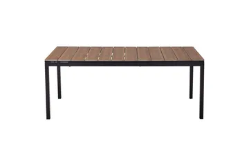 Trädgårdsbord Beliani Tofane Grå/svart Light wood||Black - Hagemøbler & utemiljø - Hagebord - Spisebord ute