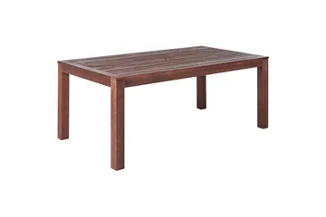 Trädgårdsbord Beliani Tuscania Dark wood - Hagemøbler & utemiljø - Hagebord - Spisebord ute