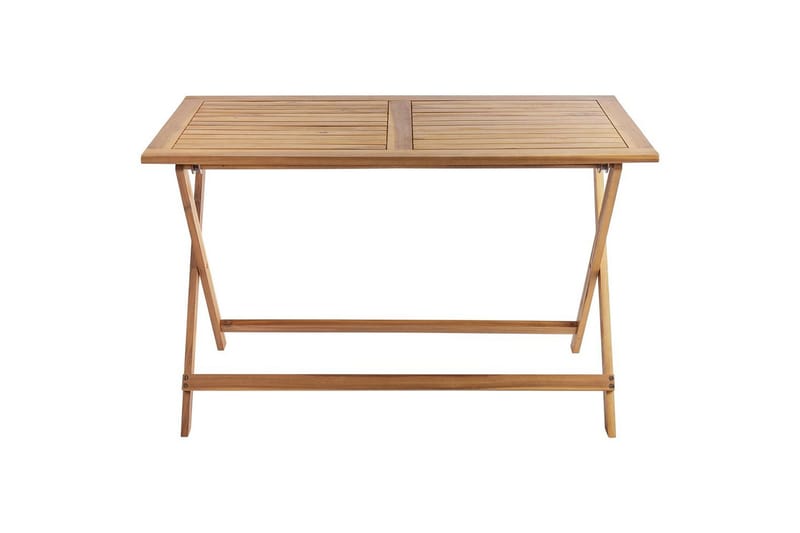 Trädgårdsbord Beliani Prossedi Rektangulär Light wood - Hagemøbler & utemiljø - Hagebord - Spisebord ute