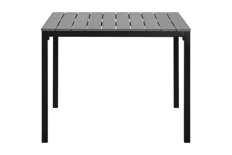 Trädgårdsbord Beliani Prato Grey||Black - Hagemøbler & utemiljø - Hagebord - Spisebord ute