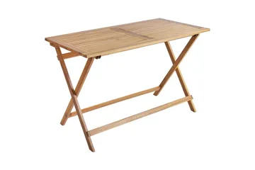 Trädgårdsbord Beliani Prossedi Rektangulär Light wood - Hagemøbler & utemiljø - Hagebord - Spisebord ute