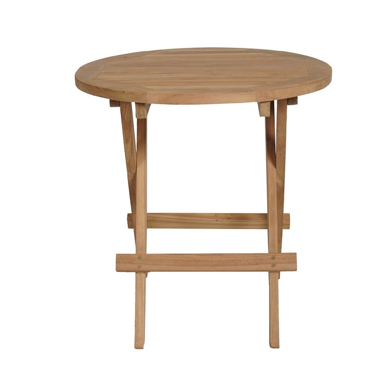 Tropea Sidebord Sammenleggbart Ø50 cm - Tre - Hagemøbler & utemiljø - Hagebord - Sidebord utendørs