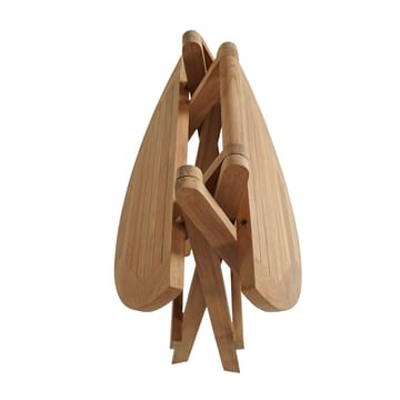 Tropea Sidebord Sammenleggbart Ø50 cm - Tre - Hagemøbler & utemiljø - Hagebord - Sidebord utendørs