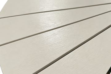 Tunis Spisebord Utendørs 120 cm Rundt - Beige - Hagemøbler & utemiljø - Hagebord - Spisebord ute
