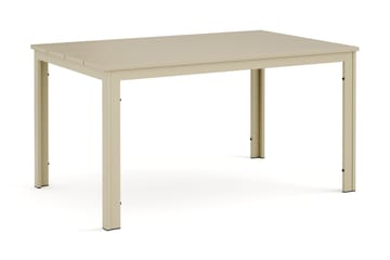 Tunis Spisebord Utendørs 140x90 cm Rektangulært - Beige - Hagemøbler & utemiljø - Hagebord - Spisebord ute