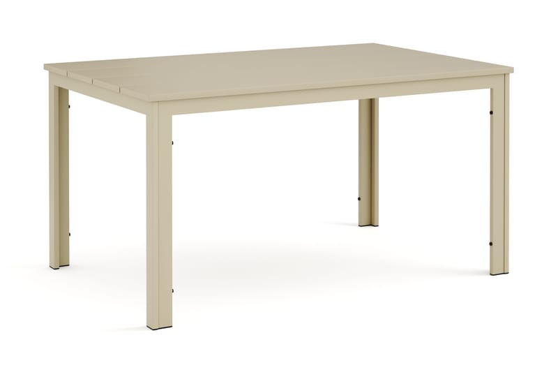 Tunis Spisebord Utendørs 140x90 cm Rektangulært - Beige - Hagemøbler & utemiljø - Hagebord - Spisebord ute