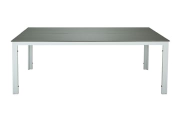 Tunis Spisebord Utendørs 140x90 cm Rektangulært - Hvit/Grå - Hagemøbler & utemiljø - Hagebord - Spisebord ute