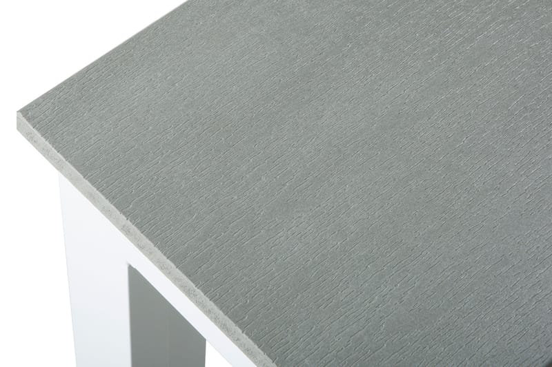 Tunis Spisebord Utendørs 140x90 cm Rektangulært - Hvit/Grå - Hagemøbler & utemiljø - Hagebord - Spisebord ute