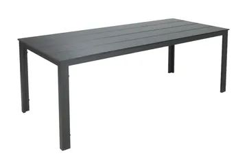 Tunis Spisebord Utendørs 140x90 cm Rektangulært - Svart - Hagemøbler & utemiljø - Hagebord - Spisebord ute