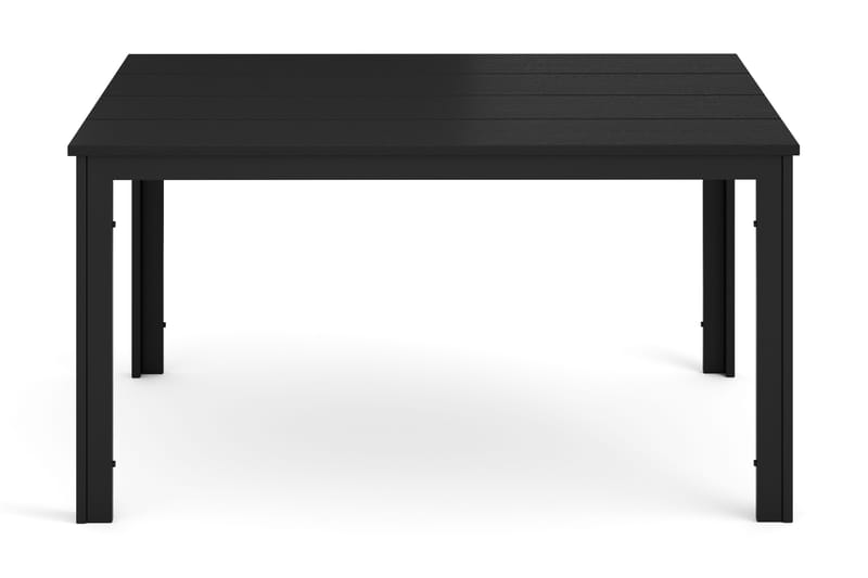 Tunis Spisebord Utendørs 140x90 cm Rektangulært, Svart