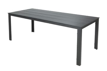 Tunis Spisebord Utendørs 205x90 cm Rektangulært - Svart - Hagemøbler & utemiljø - Hagebord - Spisebord ute