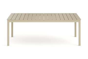 Tunis Uttrekkbart Spisebord Utendørs 205/305x90 cm Rektangulært - Beige - Hagemøbler & utemiljø - Hagebord - Spisebord ute