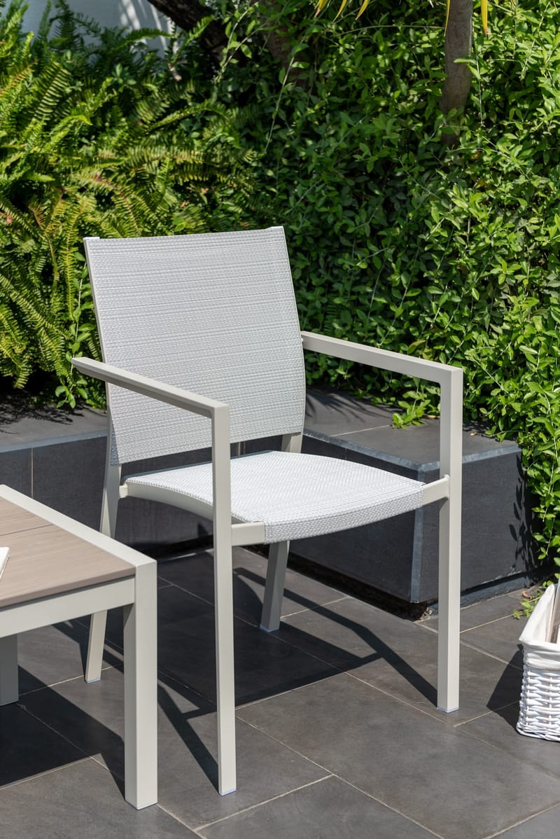 Urbanite Utesidebord 50×50 cm - Lys Grå - Hagemøbler & utemiljø - Hagebord - Sidebord utendørs