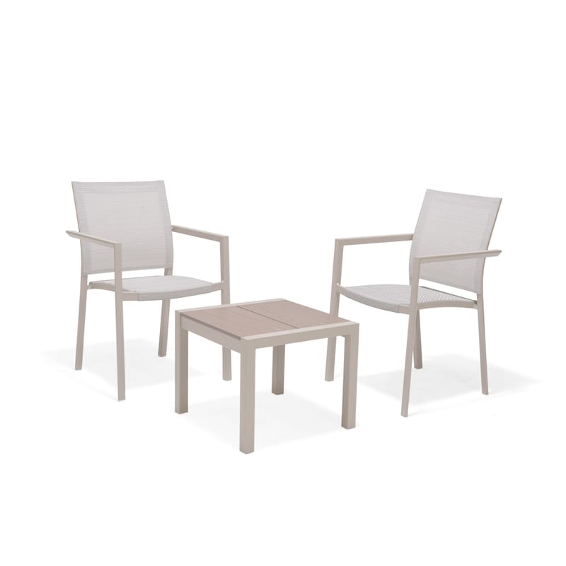 Urbanite Utesidebord 50×50 cm - Lys Grå - Hagemøbler & utemiljø - Hagebord - Sidebord utendørs