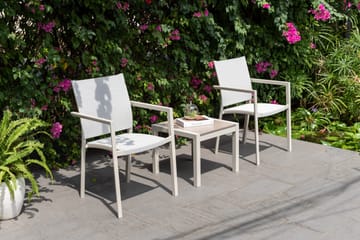 Urbanite Utesidebord 50×50 cm - Lys Grå - Hagemøbler & utemiljø - Hagebord - Sidebord utendørs