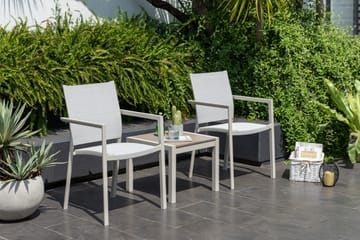 Urbanite Utesidebord 50×50 cm - Lys Grå - Hagemøbler & utemiljø - Hagebord - Sidebord utendørs