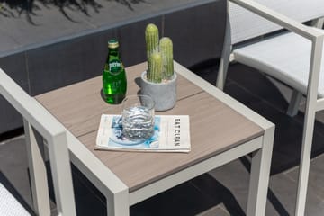 Urbanite Utesidebord 50×50 cm - Lys Grå - Hagemøbler & utemiljø - Hagebord - Sidebord utendørs