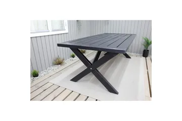 Utendørs bord Oxford 220 Svart - Svart - Hagemøbler & utemiljø - Hagebord - Spisebord ute