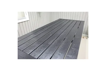 Utendørs bord Oxford 220 Svart - Svart - Hagemøbler & utemiljø - Hagebord - Spisebord ute
