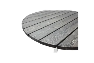 Utendørs Bord Scottsdale Round - Shabby Chic grå med hvite ben - Hagemøbler & utemiljø - Hagebord - Spisebord ute