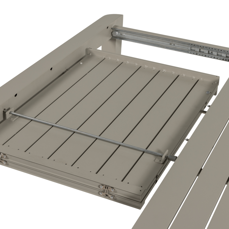 Uttrekkbart spisebord Ovara 150 cm utendørs - Sand - Hagemøbler & utemiljø - Hagebord - Spisebord ute