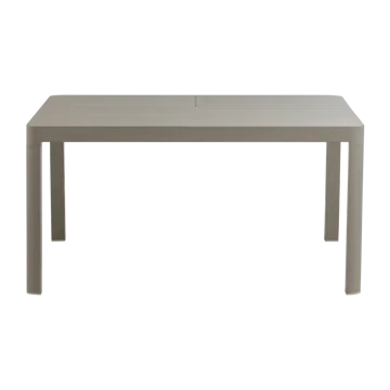 Uttrekkbart spisebord Ovara 150 cm utendørs - Sand - Hagemøbler & utemiljø - Hagebord - Spisebord ute
