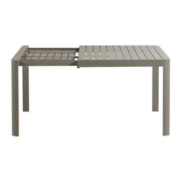 Uttrekkbart spisebord Ovara 150 cm utendørs - Sand - Hagemøbler & utemiljø - Hagebord - Spisebord ute