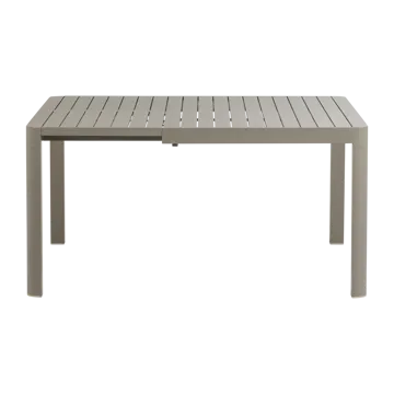 Uttrekkbart spisebord Ovara 150 cm utendørs - Sand - Hagemøbler & utemiljø - Hagebord - Spisebord ute